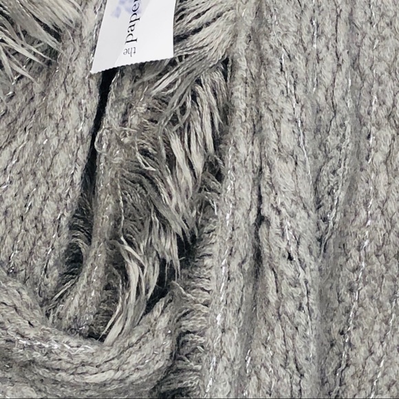 The Paper Store Grey and Silver Infinity Scarf. - Picture 3 of 4
